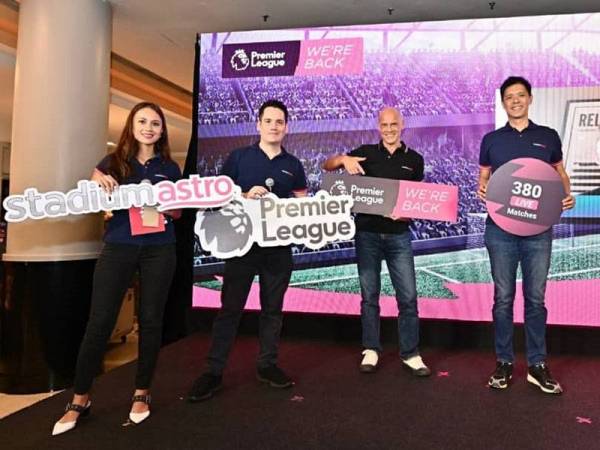 Astro bakal menayangkan kesemua 380 aksi EPL secara langsung di kaca televisyen dan Astro GO.