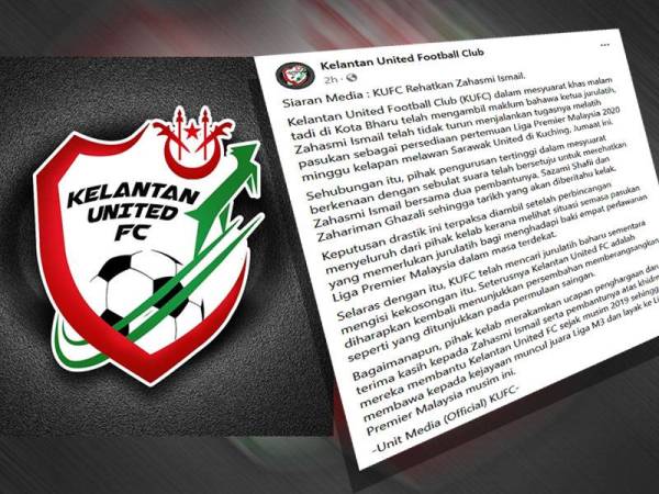 Kufc Rehatkan Barisan Jurulatih