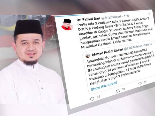 Pemuda Pas Perlu Rujuk Pengagihan Kerusi Dapatan Jawatankuasa Mn