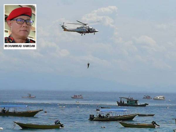 Latihan D-MEx antara pelbagai agensi penyelamat dan kecemasan yang diadakan di Pulau Perhentian, Besut hari ini