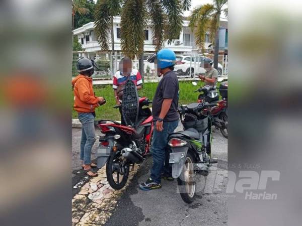 Antara individu yang ditahan sepanjang Op Rentap JSJ Kuala Lumpur di sekitar ibu negara.