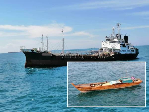 Kapal tangki dari Mongolia dan bot nelayan dari Indonesia ditahan di Tanjung Siang, Kota Tinggi, semalam kerana berlabuh dan masuk ke perairan Malaysia tanpa kebenaran.