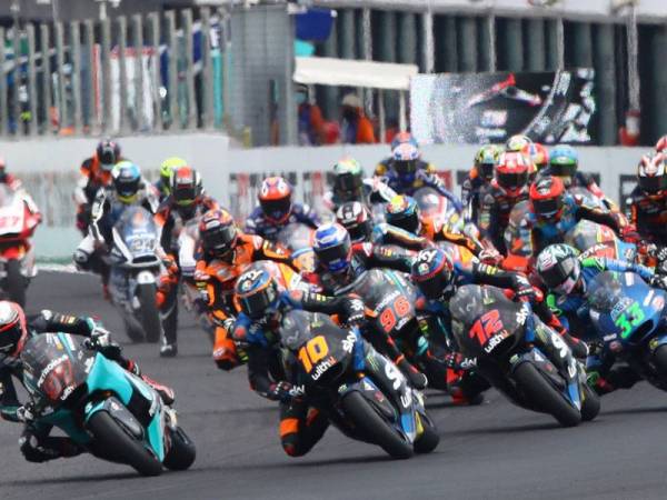 Aksi Vierge pada saingan Moto2 GP Emilia Romagna. Foto Petronas SIC