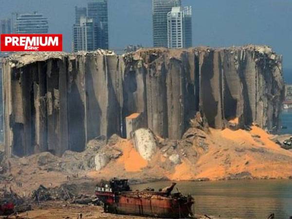 Dua letupan besar yang berlaku pada 4 Ogos lalu di pelabuhan Beirut mengorbankan seramai 190 orang dan 6,500 orang lagi yang berpunca daripada simpanan ammonium nitrat. - Foto AFP