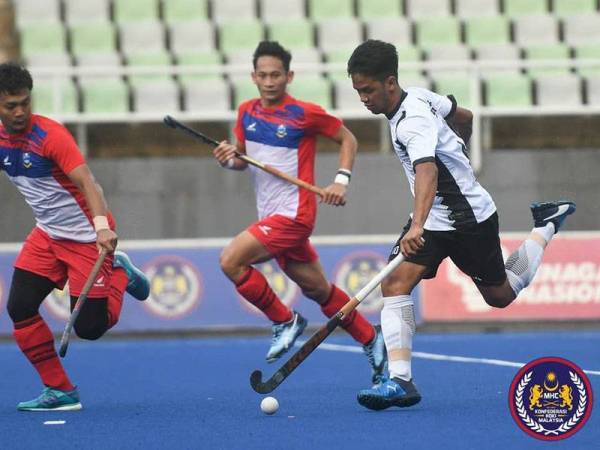 Faizal membuktikan dirinya masih berbisa apabila meledak dua gol untuk membantu Terengganu mencatat kemenangan tipis 2-1 ke atas Sabah - Foto Malaysian Hockey Confederation