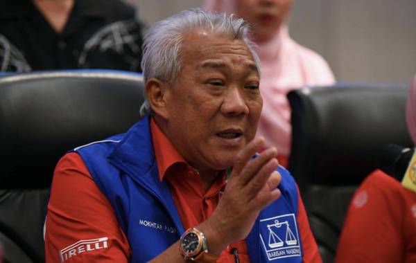 Pengerusi Perhubungan UMNO Sabah Datuk Seri Bung Moktar Radin -Foto Bernama