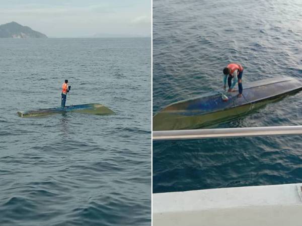 Pemancing yang dilaporkan hilang semalam ditemui selamat berpaut pada bot dekat Pulau Seri Buat pagi tadi.
- Foto APMM