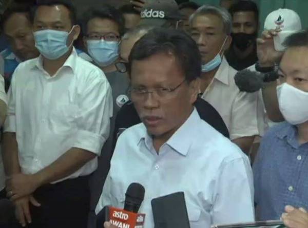 Mohd Shafie ketika ditemui media, sebentar tadi.