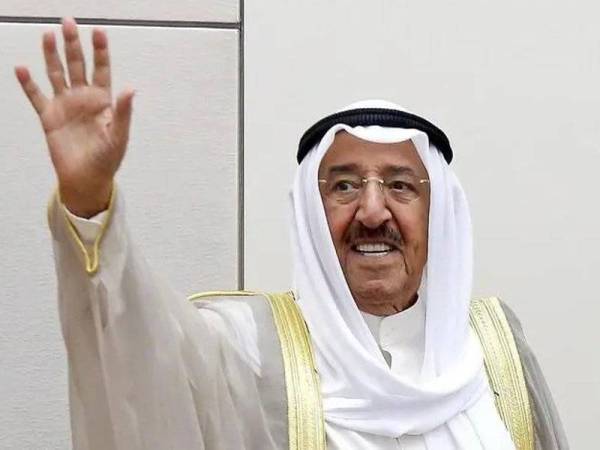 Emir Kuwait, Sheikh Sabah al-Ahmad al-Jaber Al-Sabah yang memerintah sejak tahun 2006 mangkat di sebuah lokasi yang tidak didedahkan semalam. - Foto AFP