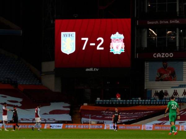 Kekalahan 2-7 kepada Aston Villa menjadi sejarah buruk buat Liverpool.