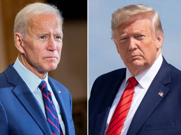 Calon Presiden Joe Biden (kiri) berkata pada Selasa sesi debat berikutnya tidak boleh diadakan jika lawannya Presiden Donald Trump masih belum bebas daripada Covid-19.