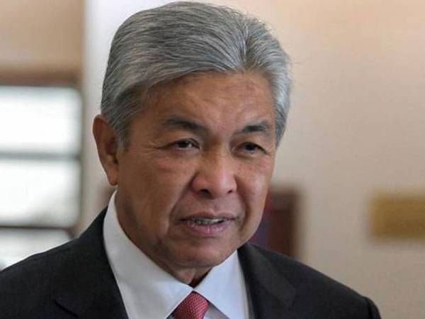 Keterangan gambar - Datuk Seri Ahmad Zahid Hamidi