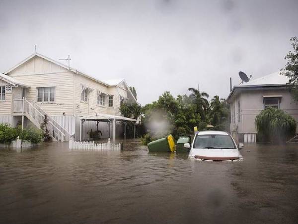 Biro Meteorologi Australia meramalkan kawasan di timur dan utara Australia dijangka mengalami risiko banjir, ribut petir serta taufan tropika bermula Oktober hingga April 2021. - Gambar hiasan