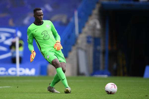 Mendy ketika aksi liga menentang Crystal Palace di Stamford Bridge pada 3 Oktober lalu.