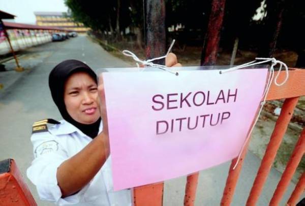 Sekolah Kebangsaan (SK) Haji Hasan, Tapah Road di sini ditutup selama tujuh hari bermula hari ini berikutan penularan jangkitan koronavirus (Covid-19).- Gambar hiasan