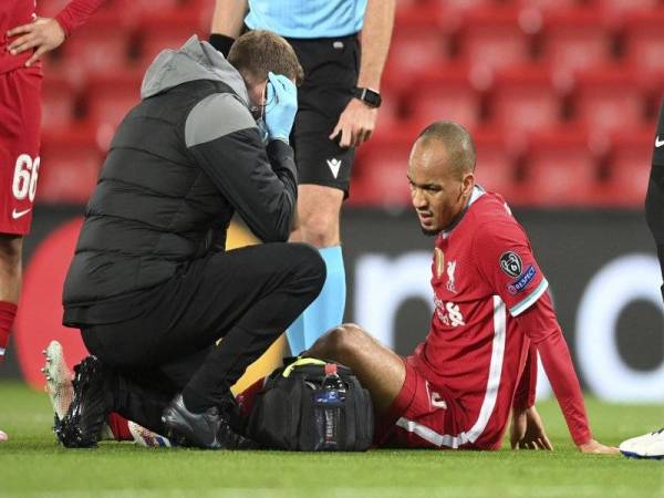 Fabinho mengalami kecederaan hamstring dalam perlawanan menentang Midtjylland awal pagi tadi.