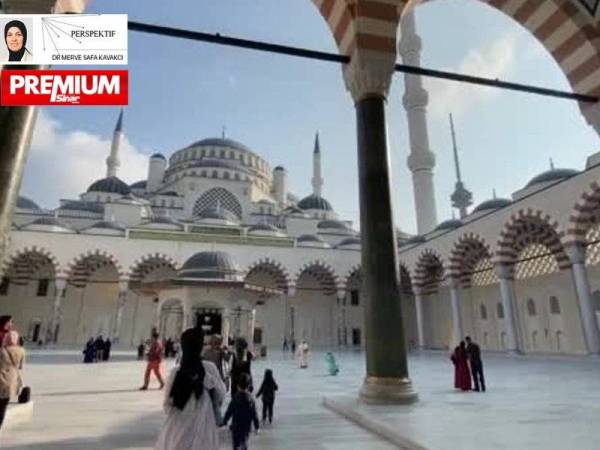 Masjid Camlica adalah masjid yang terbesar terdapat di Uskudar, Istanbul Turki.- Agensi