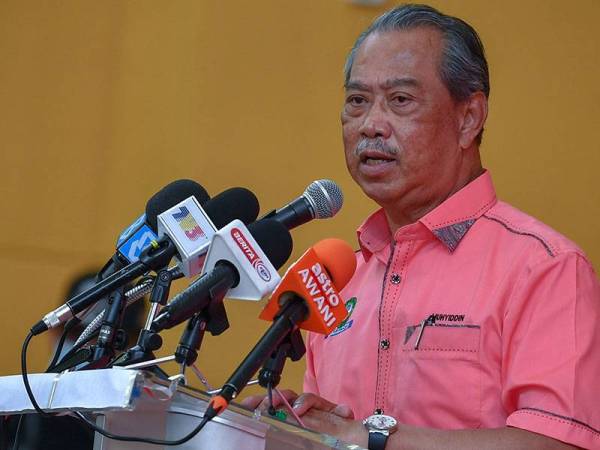 Perdana Menteri Tan Sri Muhyiddin Yassin - Foto Bernama