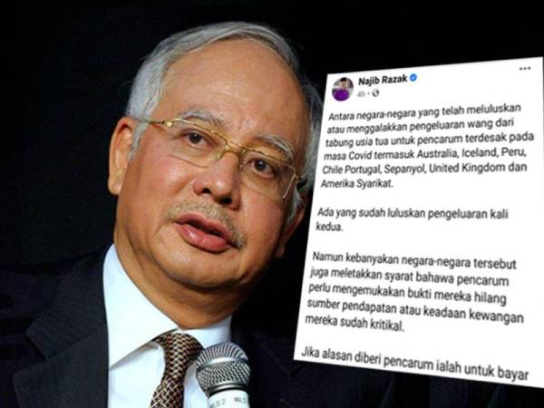 Tangkap layar Facebook Najib