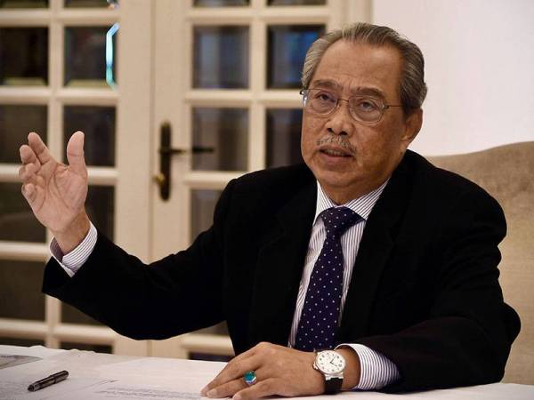 Tan Sri Muhyiddin Yassin. - Foto Bernama