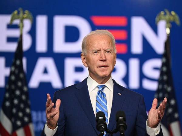 Biden mengulangi kenyataan bahawa beliau yakin sudah berada di landasan untuk memenangi Pilihan Raya Presiden AS 2020. - Foto: AFP