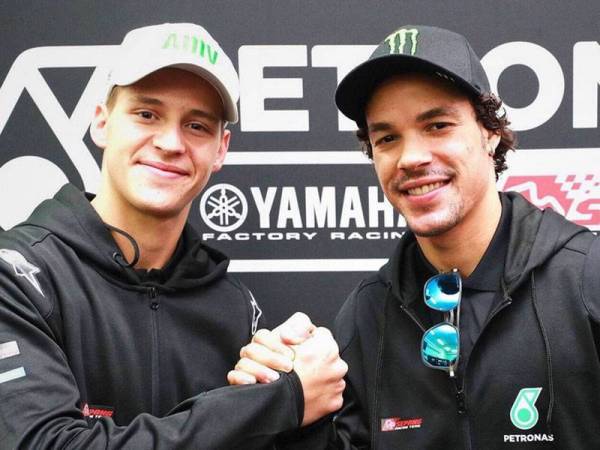 Quartararo (kiri) dan Morbidelli memburu seberapa banyak mata pada baki tiga perlumbaan MotoGP musim ini.