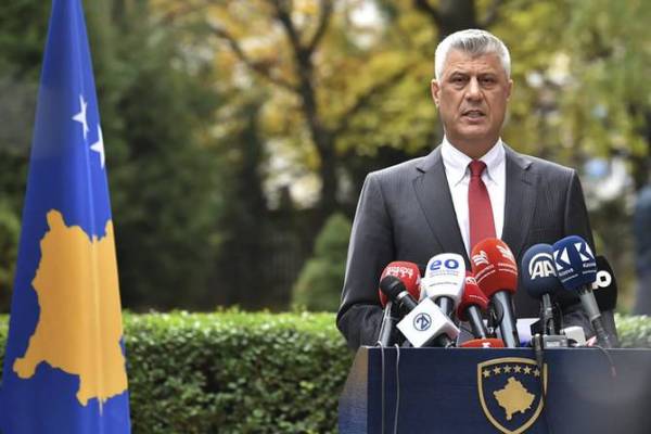 Thaci mahu melindungi integriti pejabat presiden dan maruah rakyat. - Foto: Agensi