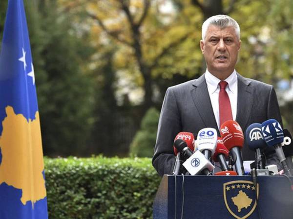 Thaci mahu melindungi integriti pejabat presiden dan maruah rakyat. - Foto: Agensi