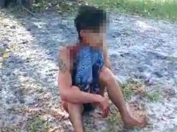 Seorang lelaki warga Myanmar ditemui berlumuran darah dan cedera pada leher dalam satu kejadian di Pasir Puteh. - Foto pembaca