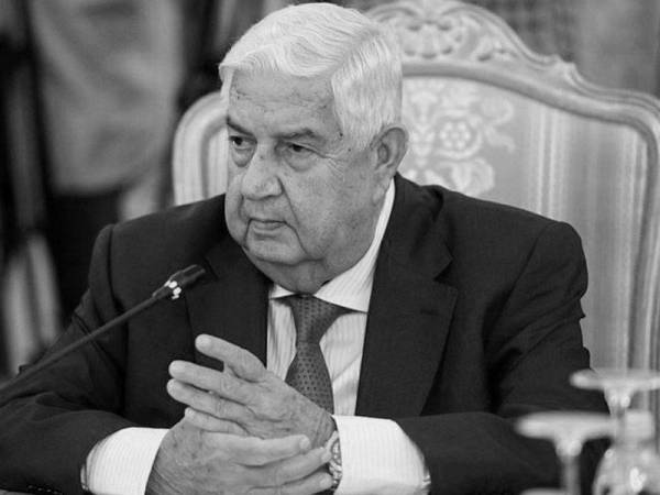 Menteri Luar Syria, Walid Muallem. Foto: agensi