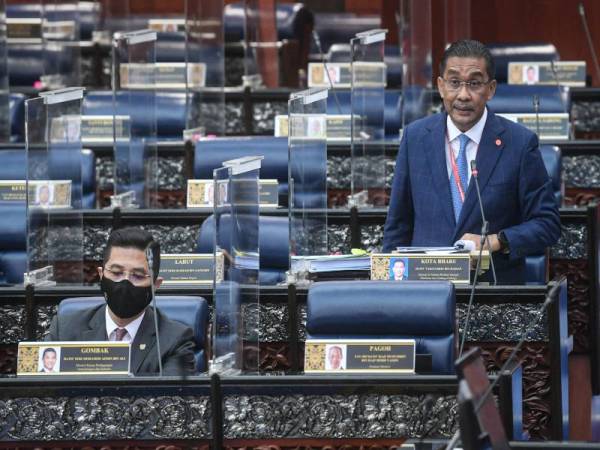 Takiyuddin berucap pada mesyuarat ketiga Penggal Ketiga Parlimen ke-14 di Bangunan Parlimen.