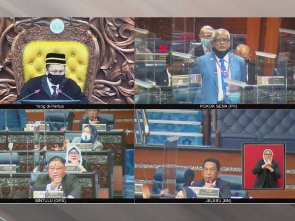 Mahfuz bangun mencadangkan undi belah bahagi di Dewan Rakyat.