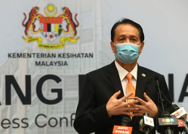 Dr Noor Hisham - Foto fail Bernama