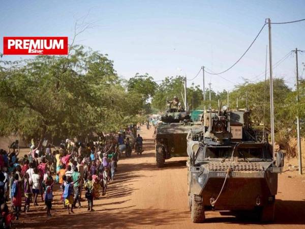 Kawasan utara Burkina Faso dikawal tentera Perancis bagi menangkis serangan daripada kumpulan-kumpulan jihad di Afrika. - Foto AFP