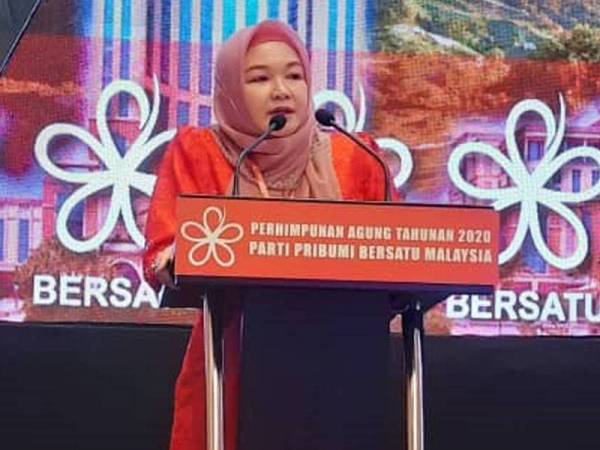 Redonah ketika berucap pada Persidangan Perhimpunan Agung Srikandi Tahunan 2020 di Pusat Konvensyen Antarabangsa Sabah (SICC), Kota Kinabalu.