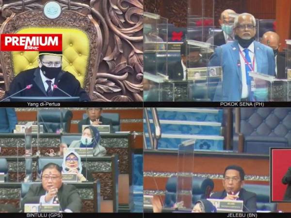 Mahfuz bangun memberi cadangan undi belah bahagi pada Khamis lalu di Dewan Rakyat.