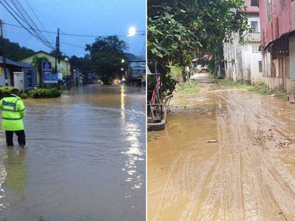 Banjir kilat sekitar jam 3 pagi tadi akibat hujan lebat menyebabkan dinding kedai, rumah dan peralatan milik penduduk Sungai Lembing di sini, mengalami kerosakan.