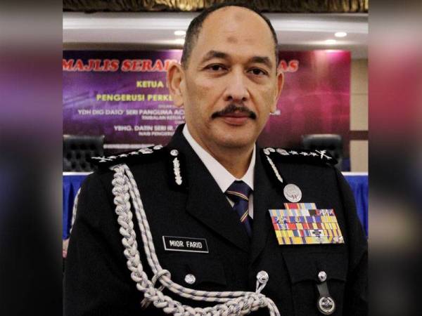 Ketua Polis Perak, Datuk Mior Faridalathrash Wahid