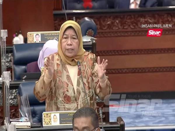 Zuraida ketika menggulung Rang Undang-Undang (RUU) Perbekalan 2021 peringkat jawatankuasa bagi Kementerian Perumahan dan Kerajaan Tempatan (KPKT) di Dewan Rakyat di sini hari ini.