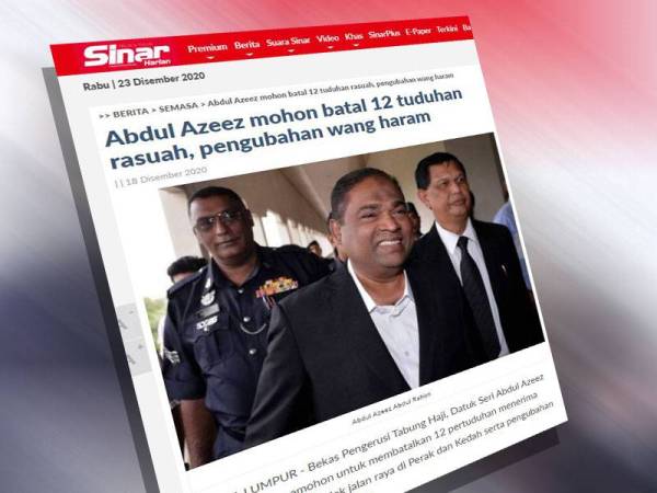 Laporan Sinar Harian sebelum ini.