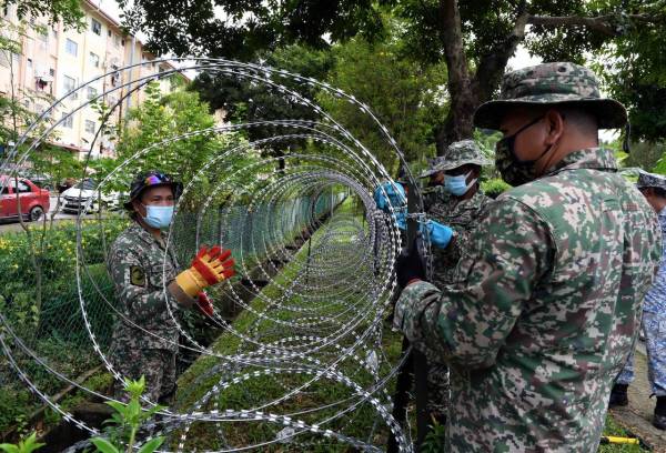 Perintah Kawalan Pergerakan Diperketatkan (PKPD) di Taman Telipok Ria di Tuaran, Sabah ditamatkan hari ini seperti dijadulkan. - Foto Bernama