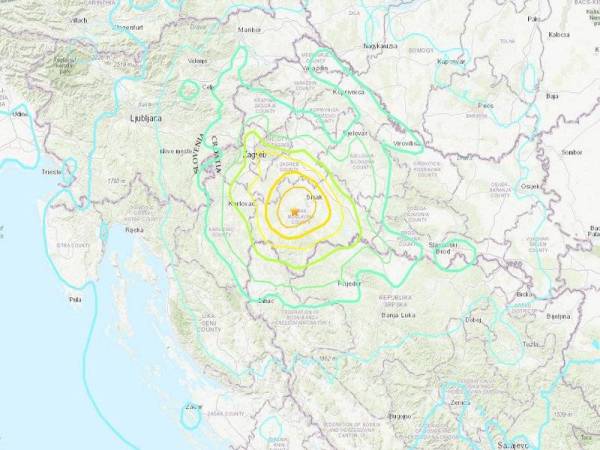 Gempa berkekuatan 6.4 pada skala Richter menggegarkan Petrinja, sebuah kota kecil kira-kira 50 kilometer sebelah tenggara Zagreb, ibu negara Croatia