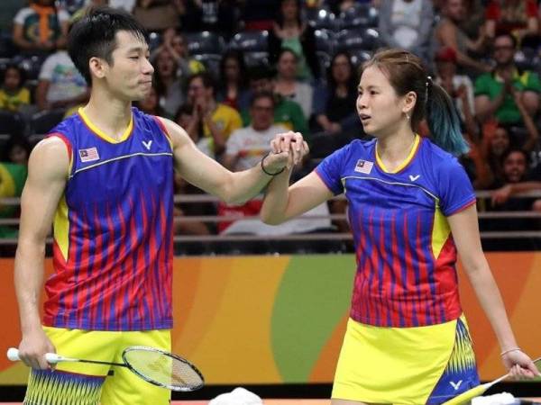 Liu Ying (kanan) dan Peng Soon masih memburu tiket Sukan Olimpik Tokyo 2020.