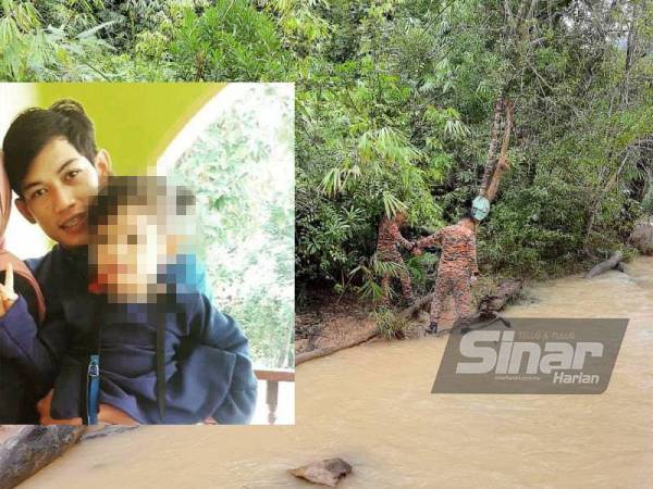 Kain pelikat berwarna hijau dipercayai milik Mohd Faqif, yang dikatakan ke kawasan sungai di Lata Golok Chenulang, Kuala Krai. Mohd Faqif Mat Using dikhuatiri hilang selepas keluar dari rumah sejak malam Jumaat lalu.