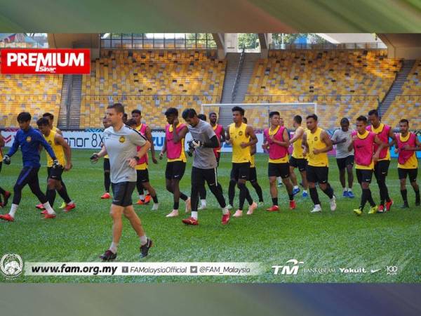 Skuad Harimau Malaya dijadualkan menghadapi Kelayakan Piala Dunia 2022/Piala Asia 2023 pada Mac depan. - Foto FB FAM