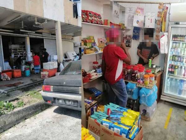 Warga asing berniaga di kedai runcit dan menjual rokok secara haram di kedai runcit di Segambut, Kuala Lumpur. - Foto: Muhammad Firdaus Khan