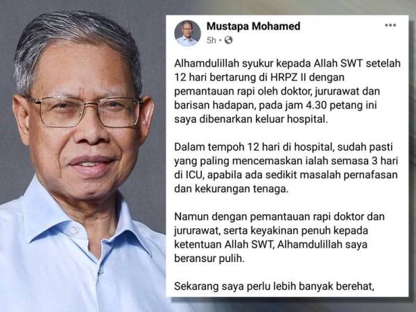 Tangkap layar Facebook Mustapa