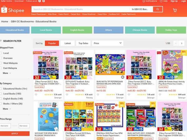 Mabopa dan MBA mewujudkan portal Kedai Buku Shopee bagi menangani masalah pengedaran buku teks dan buku kerja di seluruh negara.