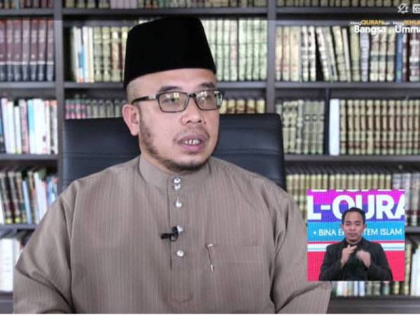 Mufti Perlis, Prof Madya Datuk Dr Mohd Asri Zainul Abidin ketika rancangan wacana alquran ke 78 - FOTO : FOUZIAH AMIR