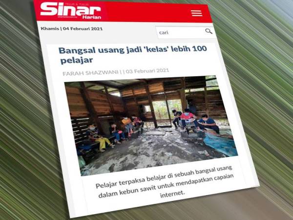 Laporan Sinar Harian 